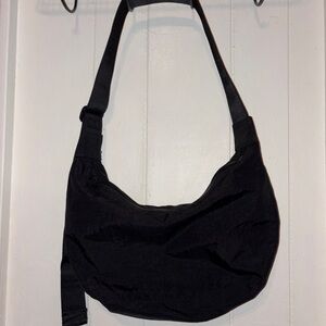 BAGGU Classic Black Hobo Bag